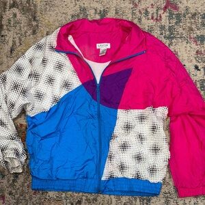 Lavon Women's Colorblock Ski Jacket - Pink, Blue, and White